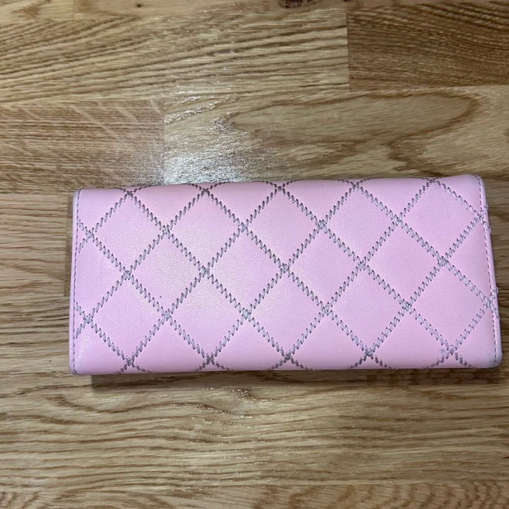 Chic Pink Quilted Women's Wallet - Picture 8 of 8